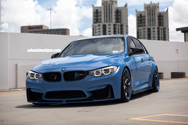 Фото дисков HRE S201 Сатиновый графит на BMW 3/M3 (F3x/F80)