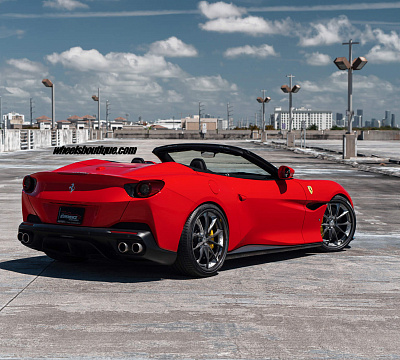 Фото дисков HRE S204 на Ferrari Portofino