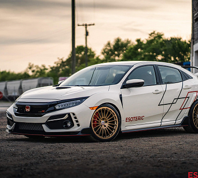 Фото дисков HRE 309M на Honda Civic Type R FK8