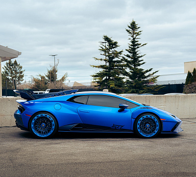 Фото дисков Brixton Forged FDE06 Aerotech на Lamborghini Huracan