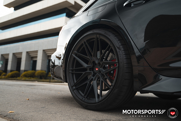 Фото дисков Vossen EVO-5 Черный сатин на Audi A/RS 6 (C8)