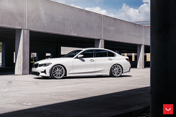 Фото дисков Vossen HF-4T Полированный лак на BMW 3/M3 (G2x/G80)