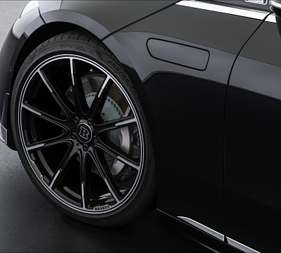 Фото дисков BRABUS Monoblock Z (Platinum Edition) на Mercedes-Benz EQS