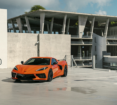 Фото дисков Vossen EVO-5 на Chevrolet Corvette C8
