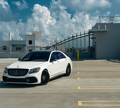 Фото дисков Vossen HF-8 на Mercedes-Benz S-Class (W222, C217)
