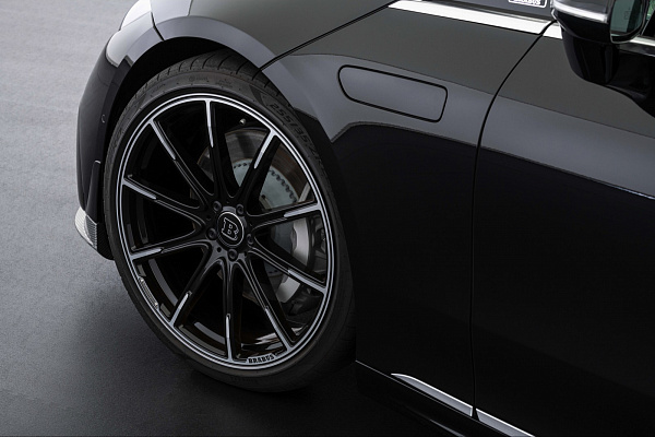 Фото дисков BRABUS Monoblock Z (Platinum Edition) Черный глянец на Mercedes-Benz EQS