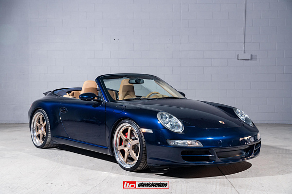 Фото дисков HRE C106 Сатиновая шампань на Porsche 911 VI