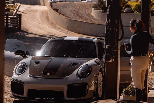 Фото дисков Brixton Forged TR20 Белый глянец на Porsche 911 VII
