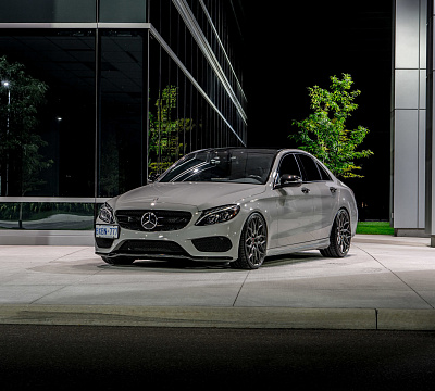 Фото дисков Vossen HF-2 на Mercedes-Benz C-Class (W205)