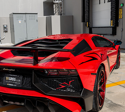 Фото дисков Strasse Wheels SM5R Deep Concave FS на Lamborghini Aventador