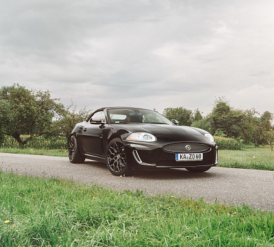 Фото дисков Vossen HF-2 на Jaguar XKR II