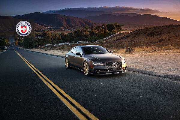 Фото дисков HRE 501M Глянцевое золото на Audi A/RS 7 (4G)