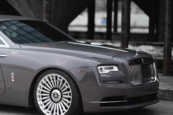 Фото дисков Brixton Forged LX07 Алмазная проточка на Rolls-Royce Wraith