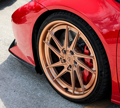 Фото дисков Strasse Wheels SV1T Deep Concave FS на Lamborghini Huracan