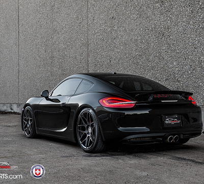 Фото дисков HRE FF01 на Porsche Cayman II