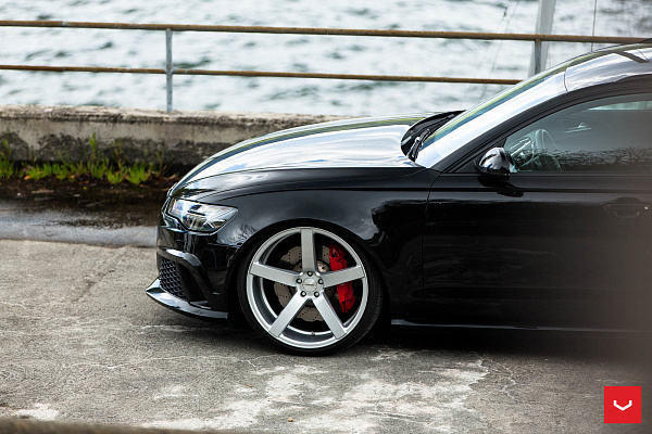 Фото дисков Vossen CV3 Серебро на Audi A/RS 6 (C7)
