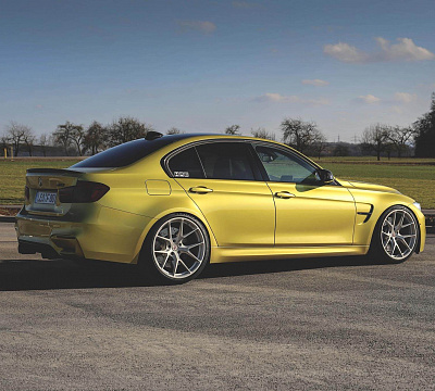 Фото дисков HRE P101 на BMW 3/M3 (F3x/F80)