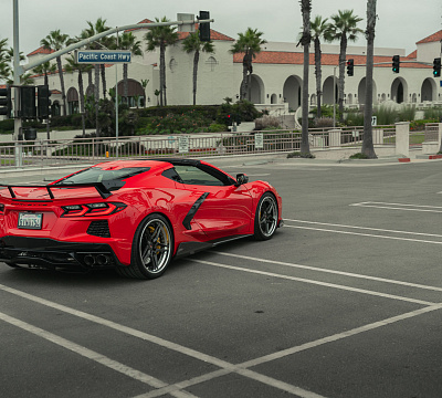 Фото дисков Vossen EVO-1 (3-Piece) на Chevrolet Corvette C8