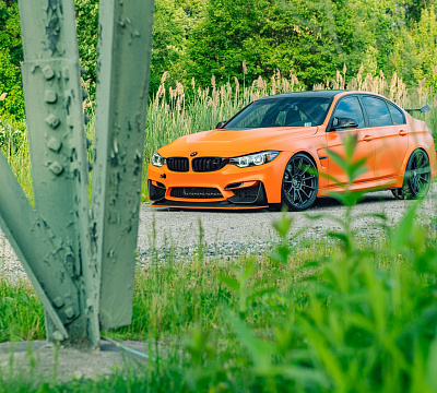Фото дисков HRE RC103 на BMW 3/M3 (F3x/F80)