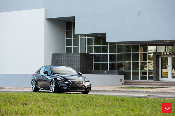 Фото дисков Vossen CV3 Серебро на Lexus IS II