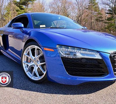 Фото дисков HRE P101 на Audi R8 (Typ 42)