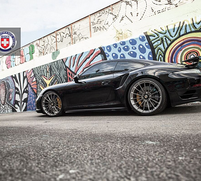 Фото дисков HRE P103 на Porsche 911 VII