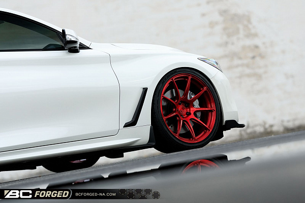 Фото дисков BC Forged RZ39 Красный глянец на Infiniti Q60 II
