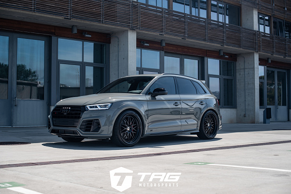 Фото дисков HRE 540 Черный сатин на Audi Q5 (FY)