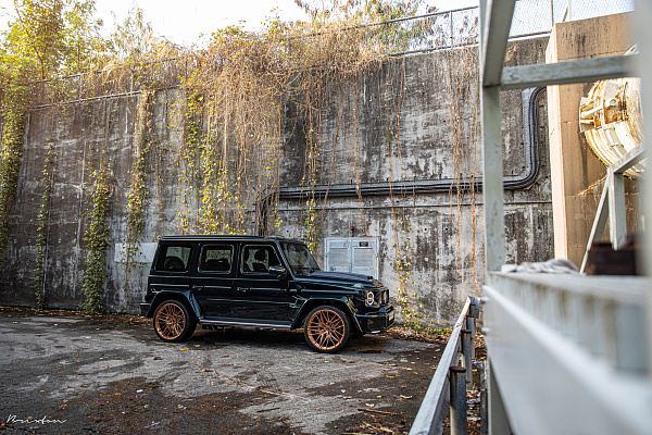 Фото дисков Brixton Forged VL4 Глянцевая медь на Mercedes-Benz G-Class III