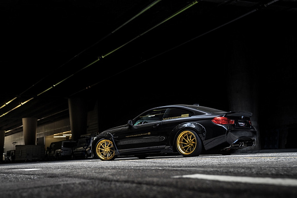 Фото дисков Savini BM15 Глянцевое золото на BMW 4/M4 (F32/F82)