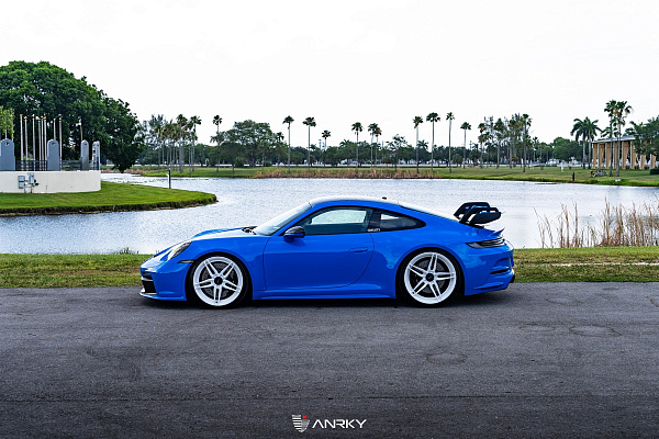 Фото дисков Anrky AN27 Белый глянец на Porsche 911 VIII