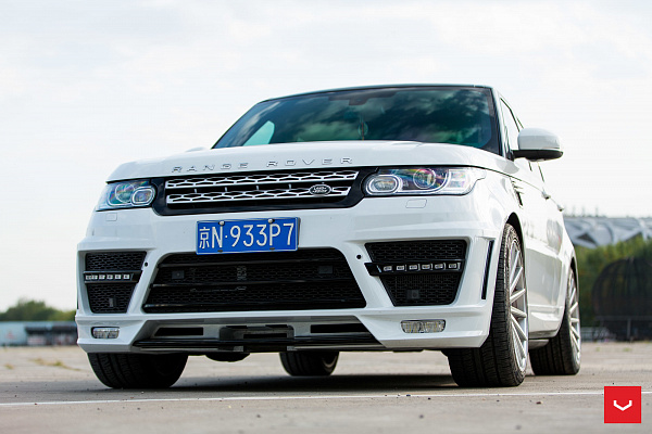 Фото дисков Vossen VFS-2 Серебро на Range Rover Sport II