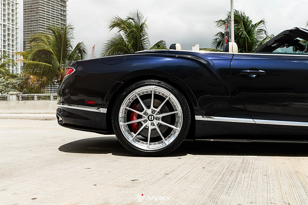 Фото дисков Anrky AN28 Полированный лак на Bentley Continental GT III