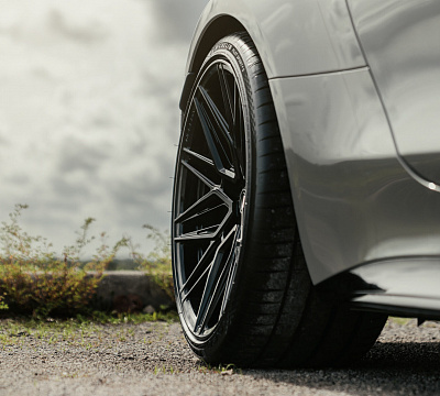 Фото дисков Vossen HF-7 на Mercedes-Benz AMG GT II