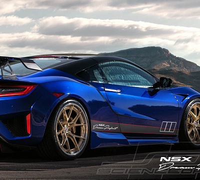 Фото дисков HRE S101 на Acura NSX II