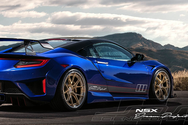 Фото дисков HRE S101 Глянцевое золото на Acura NSX II