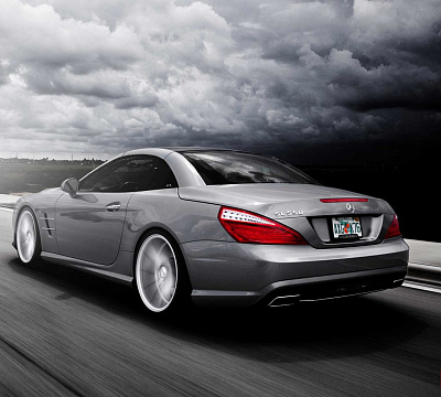 Фото дисков Vossen CVT на Mercedes-Benz SL (R230)
