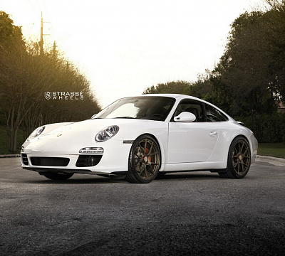 Фото дисков Strasse Wheels SM5R Deep Concave Monoblock на Porsche 911 VI