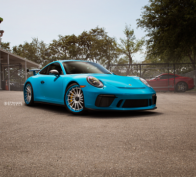 Фото дисков Strasse Wheels SV15T Deep Concave FS на Porsche 911 VII