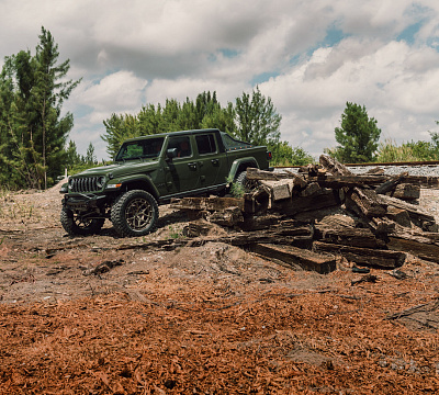 Фото дисков Vossen HFX-1 (5-Lug) на Jeep Gladiator II (JT)