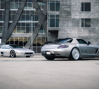 Фото дисков HRE 515 GTM на Mercedes-Benz SLS AMG