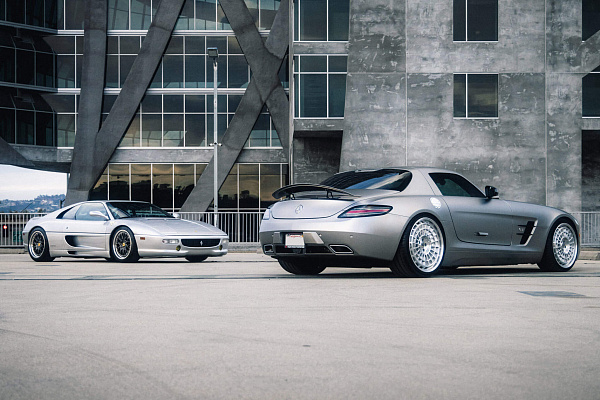 Фото дисков HRE 515 GTM Глянцевый лак на Mercedes-Benz SLS AMG