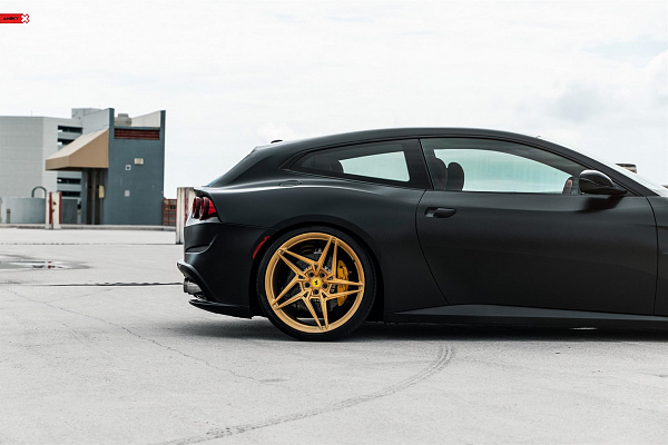 Фото дисков Anrky S1-X3 Сатиновое золото на Ferrari GTC4Lusso