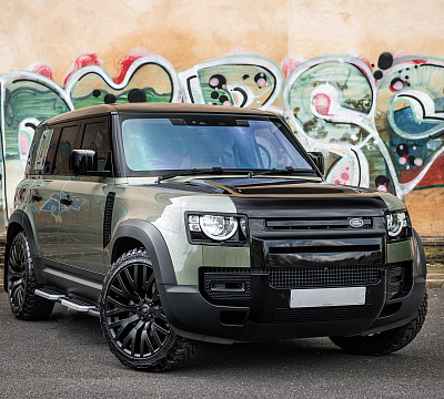 Фото дисков Kahn Kahn RS на Land Rover Defender II