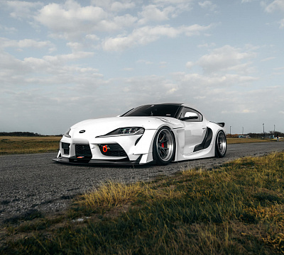 Фото дисков HRE S101 на Toyota Supra A90