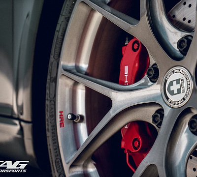 Фото дисков HRE P101 на Porsche 911 VII