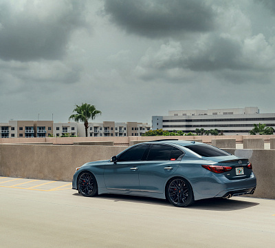 Фото дисков Vossen HF-7 на Infiniti Q50