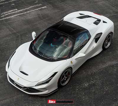 Фото дисков HRE 527 на Ferrari F8