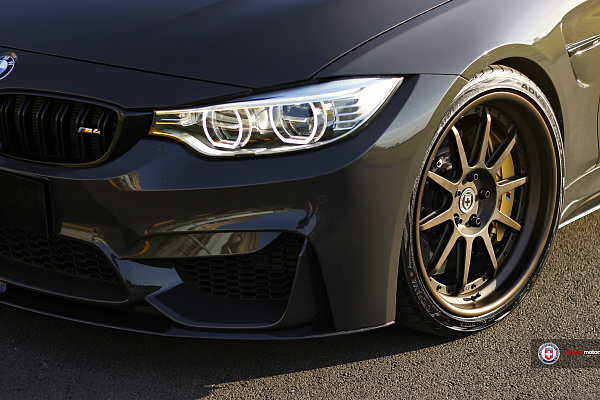 Фото дисков HRE C103 Сатиновая бронза на BMW 4/M4 (F32/F82)