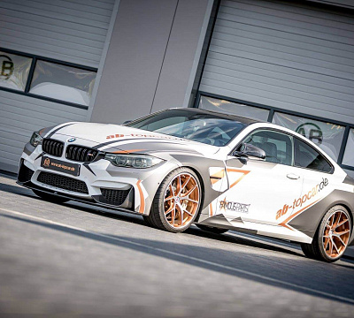 Фото дисков HRE P101 на BMW 4/M4 (F32/F82)